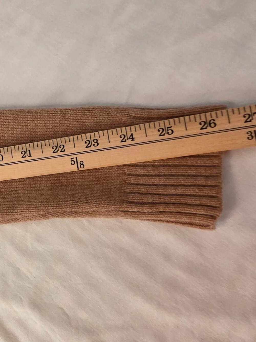 Ann Taylor Camel Colored Turtleneck Long Sleeve Women's Sweater, Size Medium - Picture 6 of 7